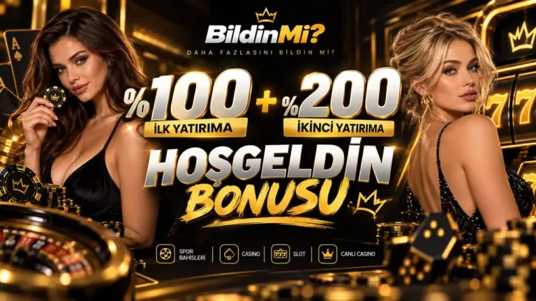 %100 + %200 Hoşgeldin Bonusu kampanya görseli